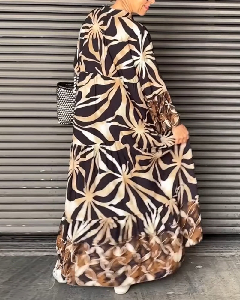 Anika™ - Robe de vacances imprimée décontractée