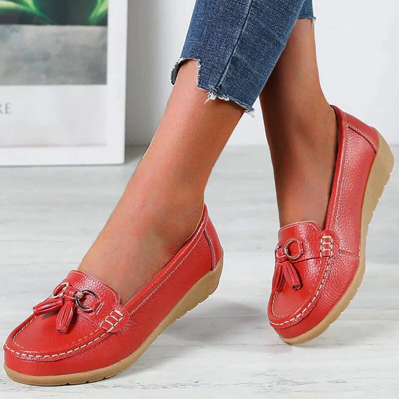 Heliora™ - Mocassins en Cuir Confort Orthopédique – L’Élégance Naturelle à Chaque Pas