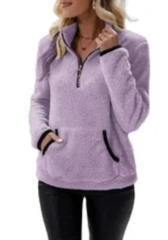 Bénédicte™ - Pull Sherpa Doux et Confortable