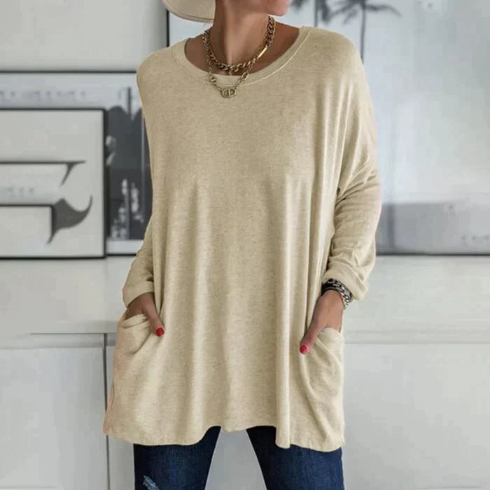 Daliah™ - T-shirt à manches longues avec poche