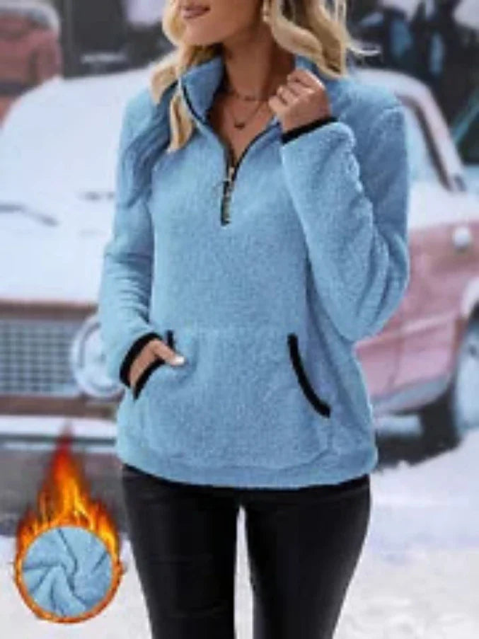 Bénédicte™ - Pull Sherpa Doux et Confortable