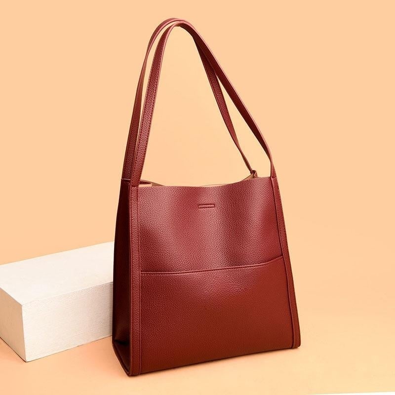 Corinne™ - Sac à épaule en cuir élégant et spacieux