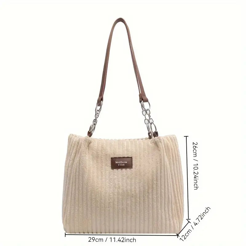 Huguette™ - Sac Fourre-Tout en Coton et Cordons