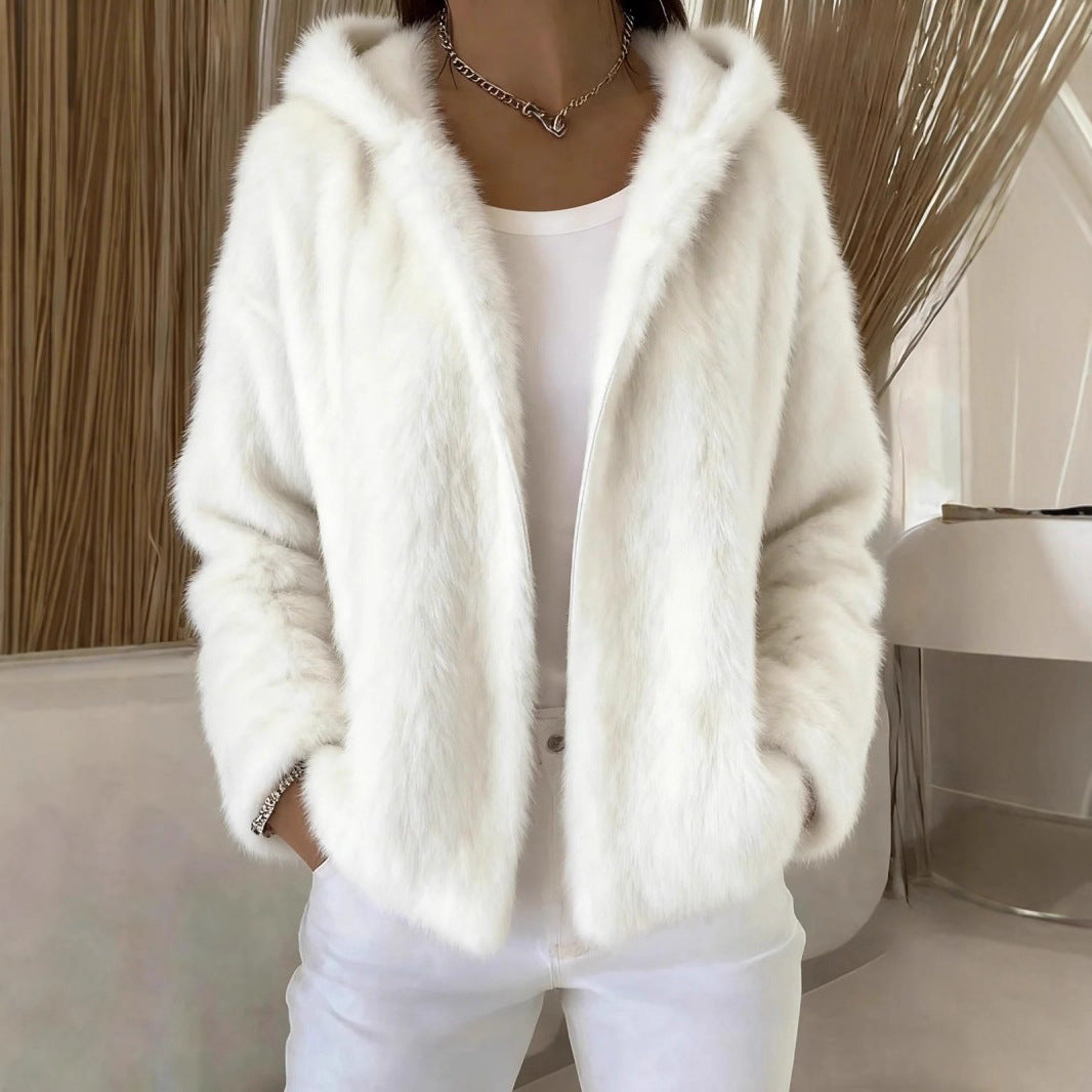 Pavirae™ - Veste Douce En Peluche À Capuche Zippée