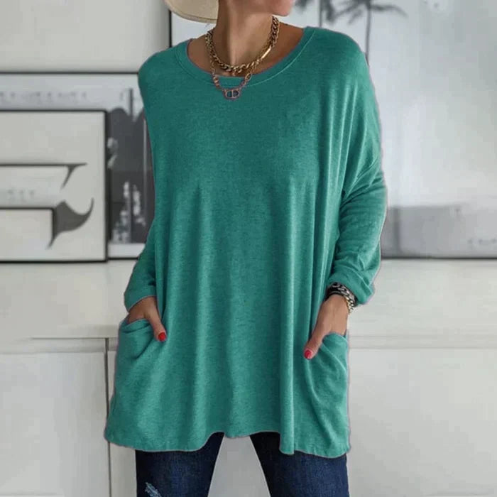 Daliah™ - T-shirt à manches longues avec poche