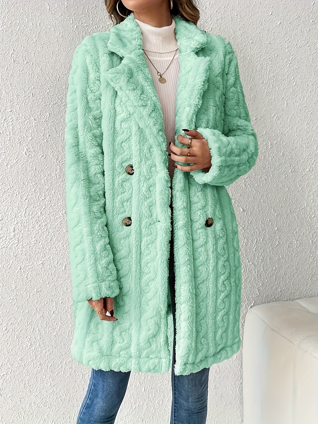 Léa™ - Manteau en fausse fourrure pour femme