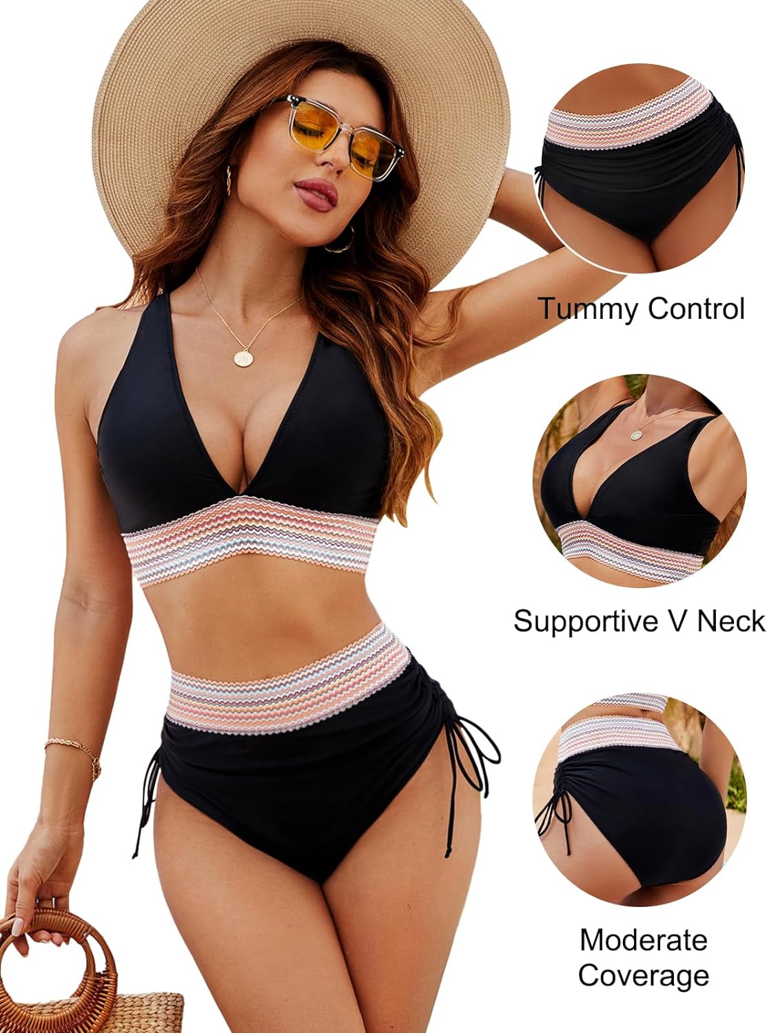 Leila™ - Bikini à contrôle du ventre