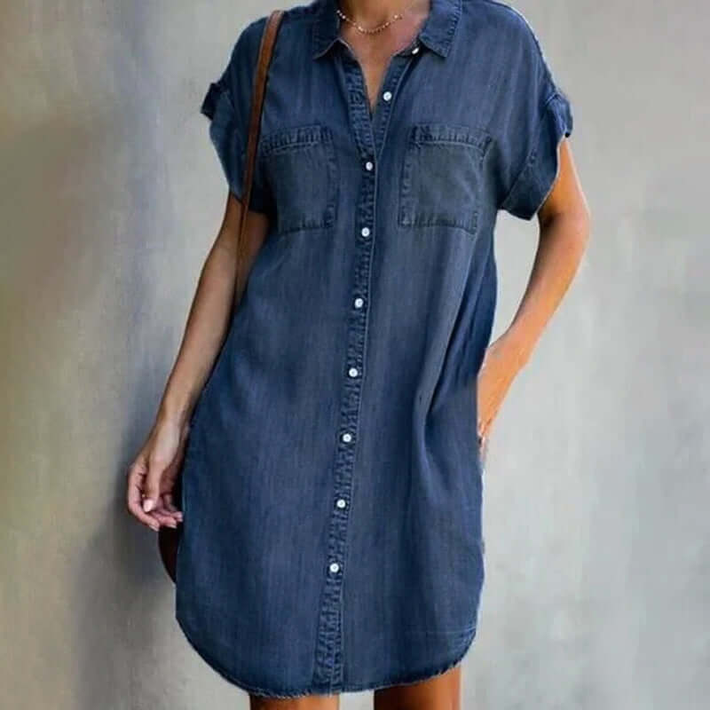 Noeline™ - Robe en denim doux