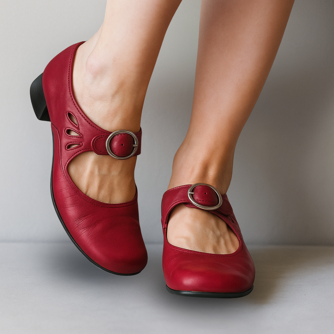 Ivelina™ - Sandales Orthopédiques en Cuir avec Semelle Confortable