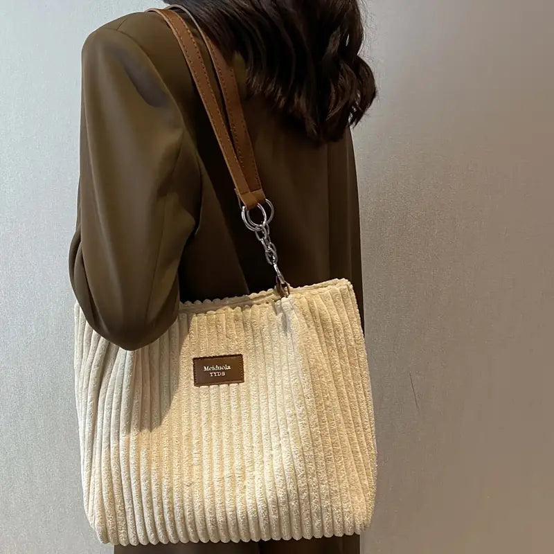 Huguette™ - Sac Fourre-Tout en Coton et Cordons