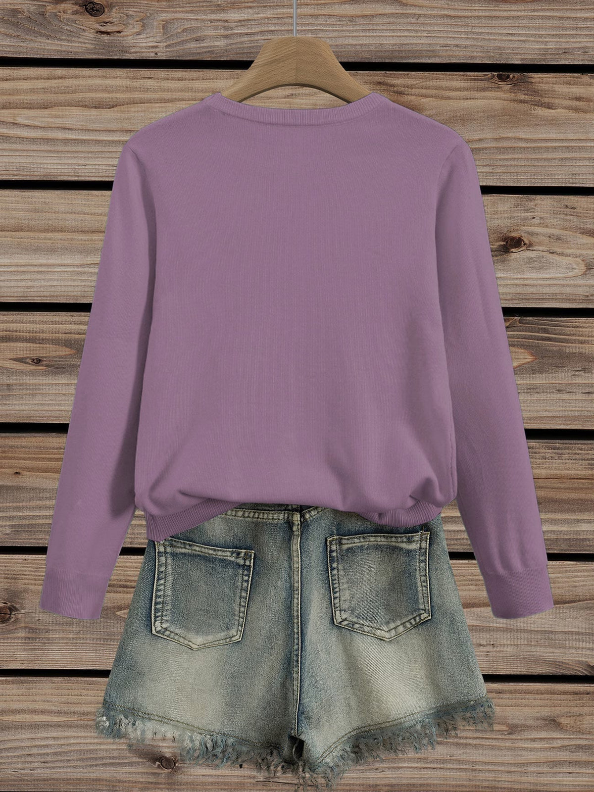 Yenthe - Pull femme rouge à fleurs imprimées et col rond