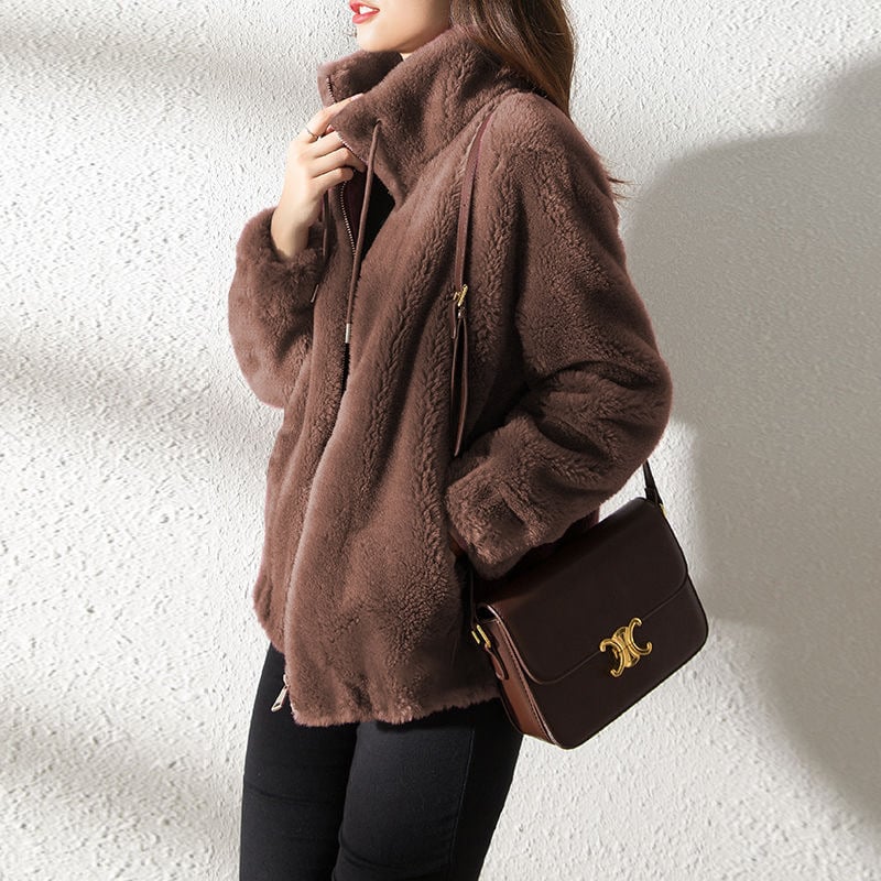 Lune™ - Manteau Matelassé à Col Montant