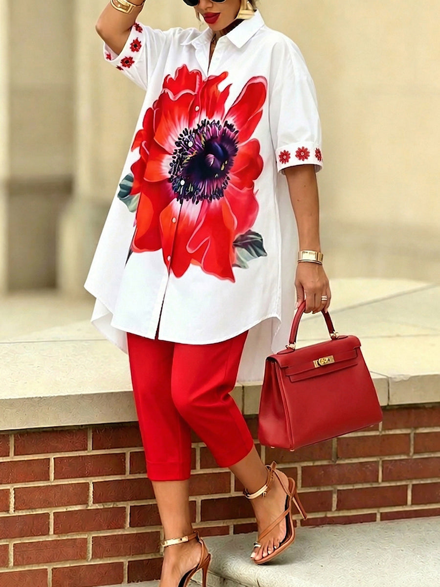 Jexira™ - Top Femme Imprimé Floral