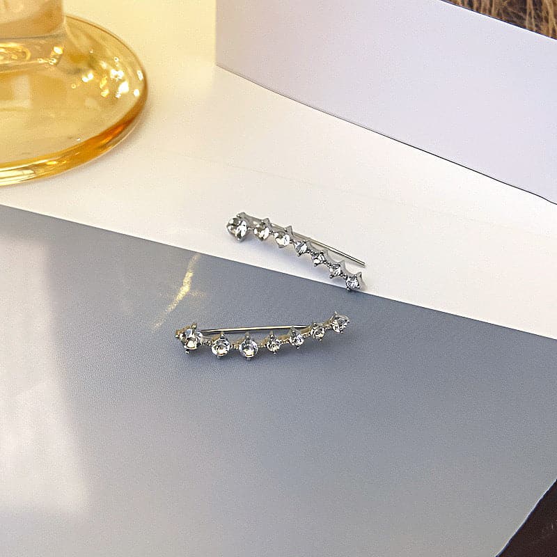 Océane™ - Boucles d'oreilles sept étoiles scintillantes