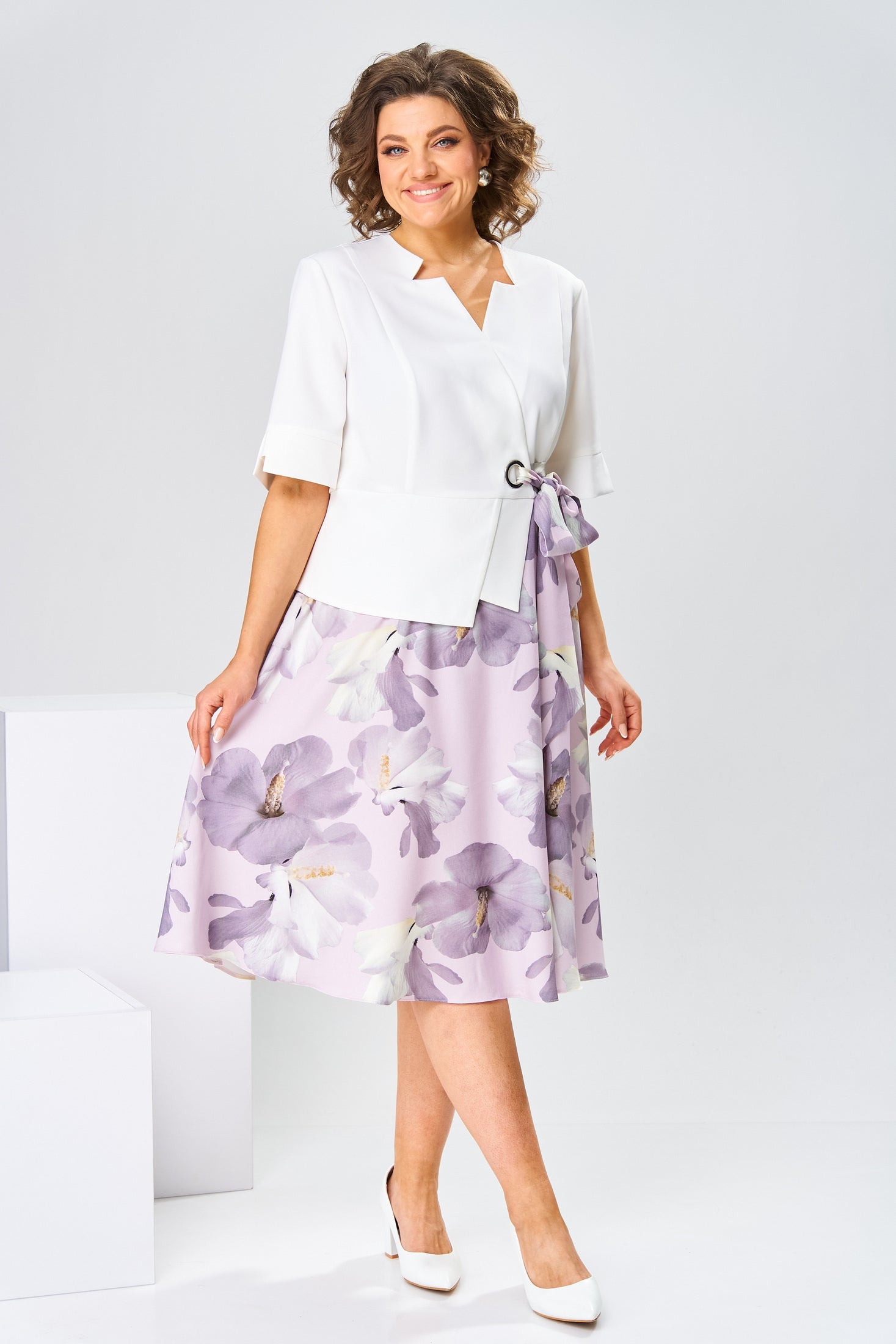 Adelisa™ - Robe en Coton et Soie de Haute Qualité pour une Élégance Naturelle