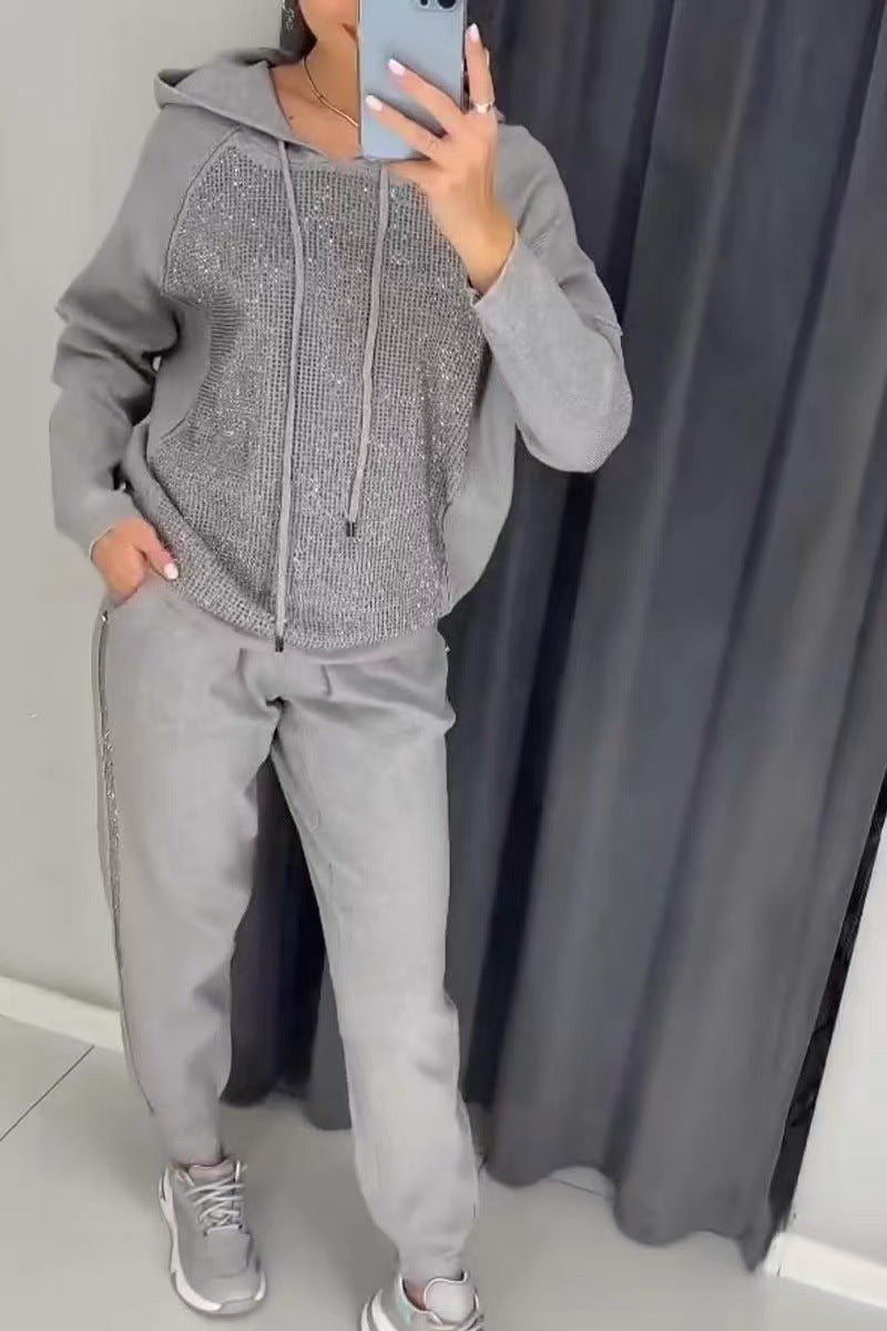 Cécile™ - Ensemble Décontracté à Capuche et Pantalon pour Femmes