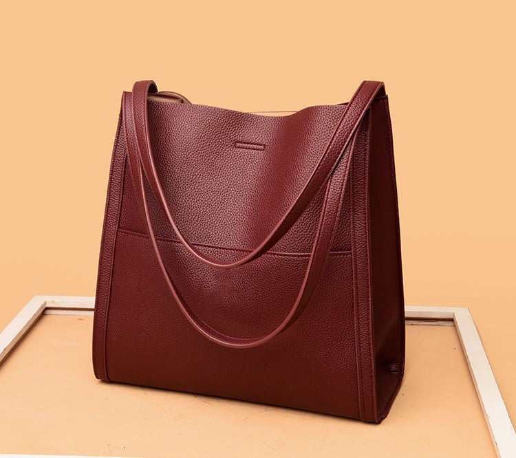 Corinne™ - Sac à épaule en cuir élégant et spacieux