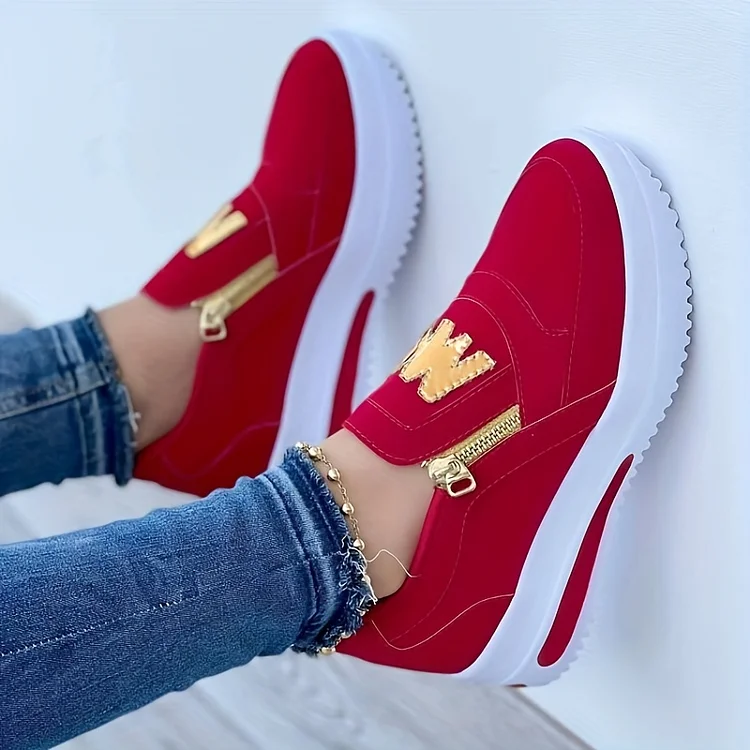 Nella™ - Chaussures Orthopédiques Confortables avec Plateforme Casual Slip-on pour Femme