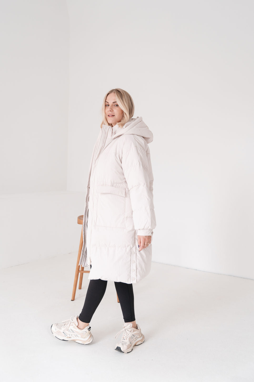 Lonneke™ - Manteau Long Femme Duvet avec Capuchon
