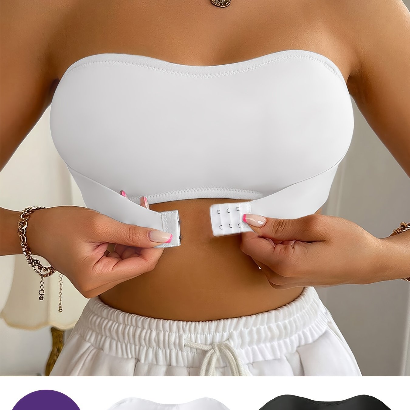 Saphira™ - Ensemble 2 pièces avec bandeau sans armatures ni coussinets
