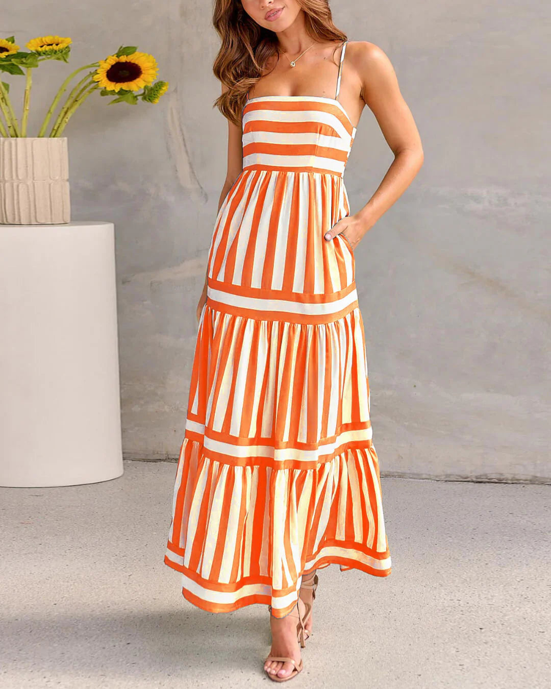 Sonia™- Robe rayée