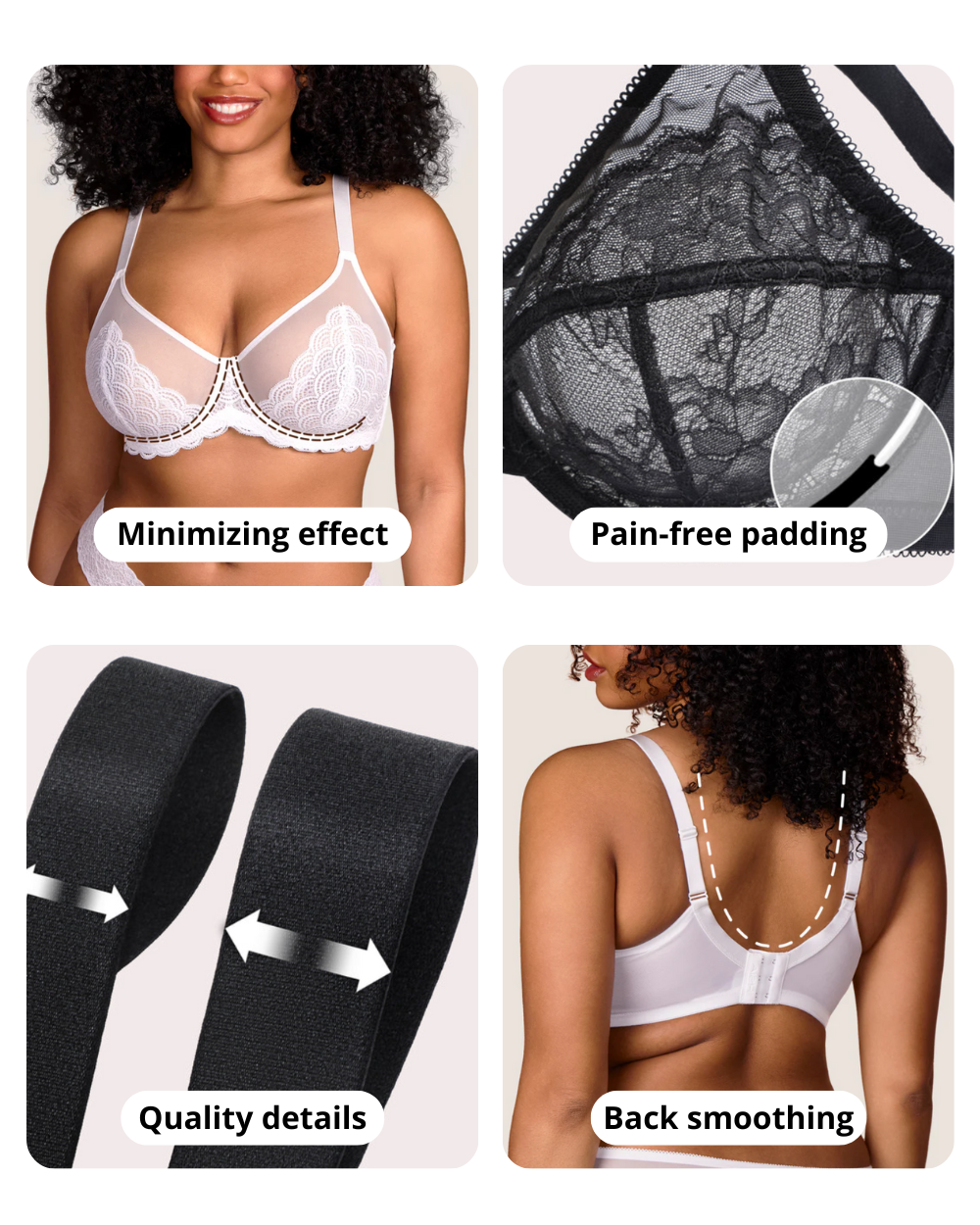 Tahlira™ - Soutien-Gorge Réducteur de Poitrine – Confort Invisible, Confiance Imparable