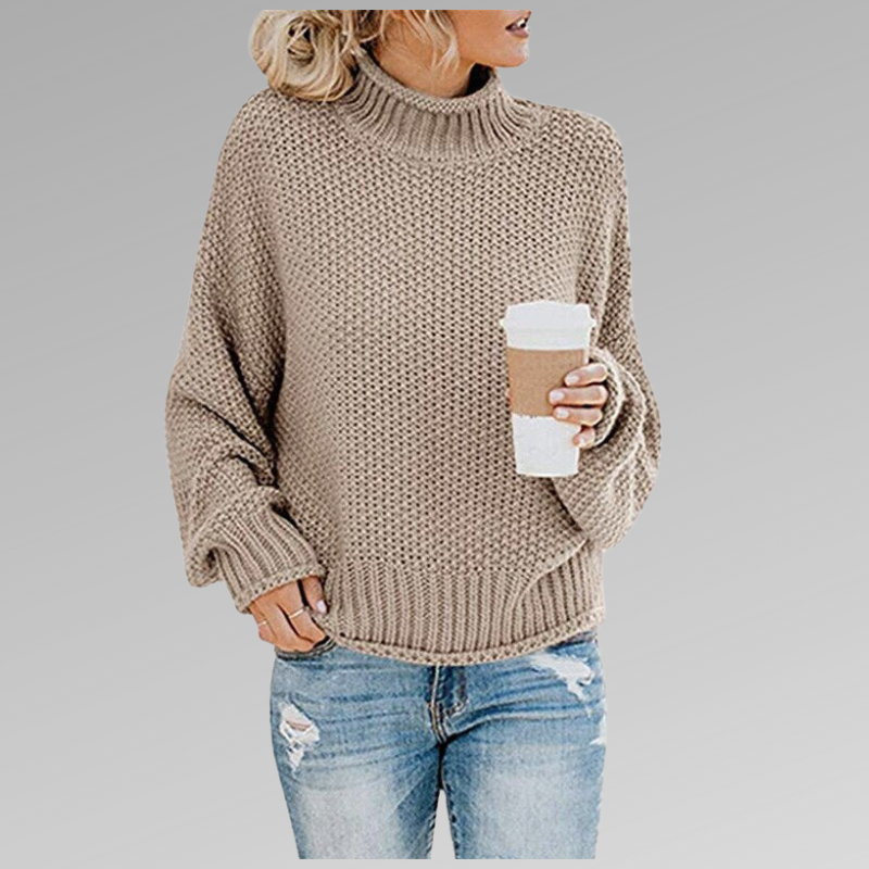 Loes™ - Pull Femme Col Roulé 2025 Oversize