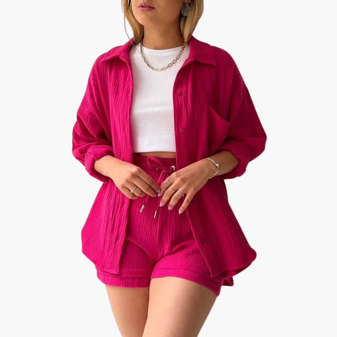 Celia™ - Ensemble d'été confortable en 2 pièces