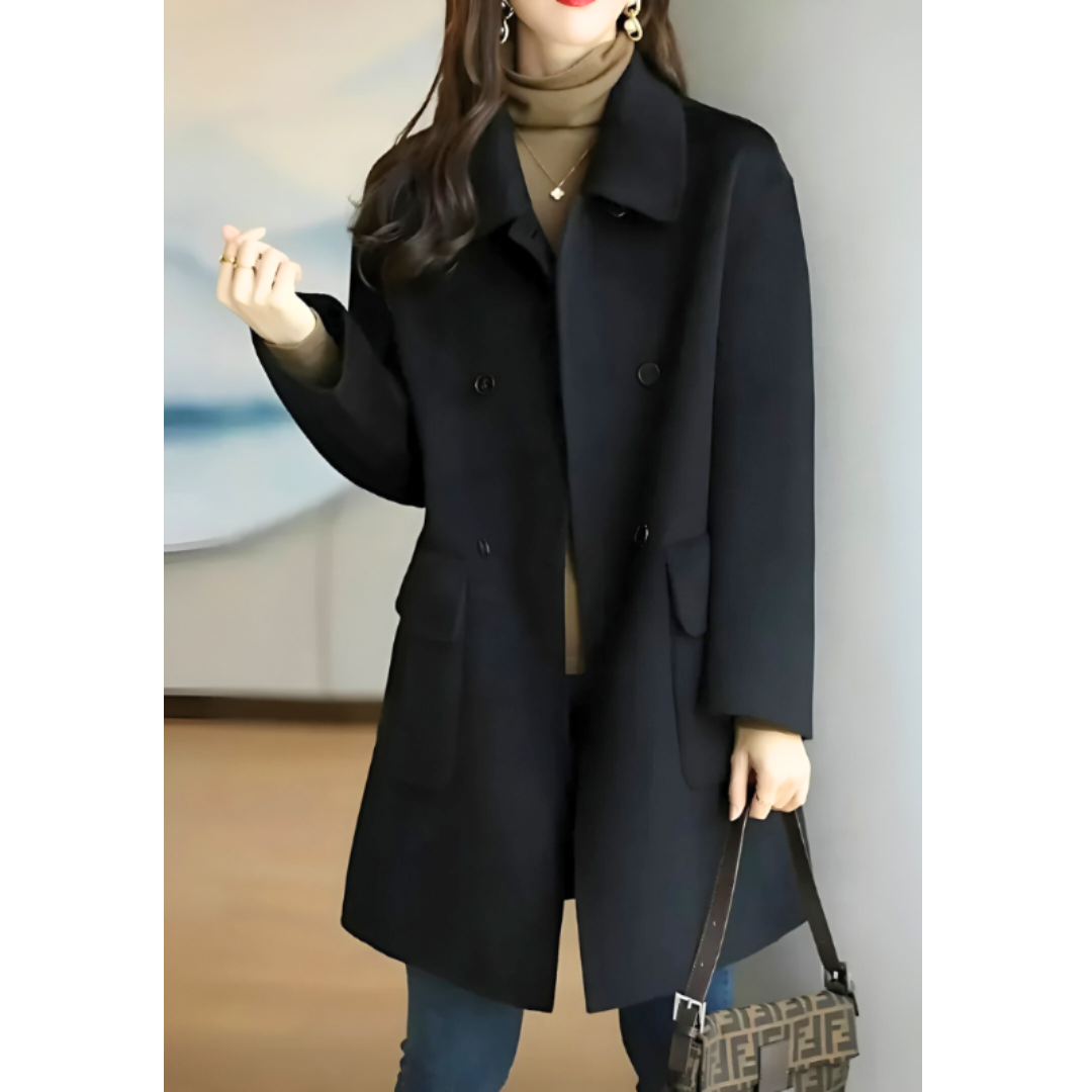 Marie™ - Manteau Long Élégant et Moderne
