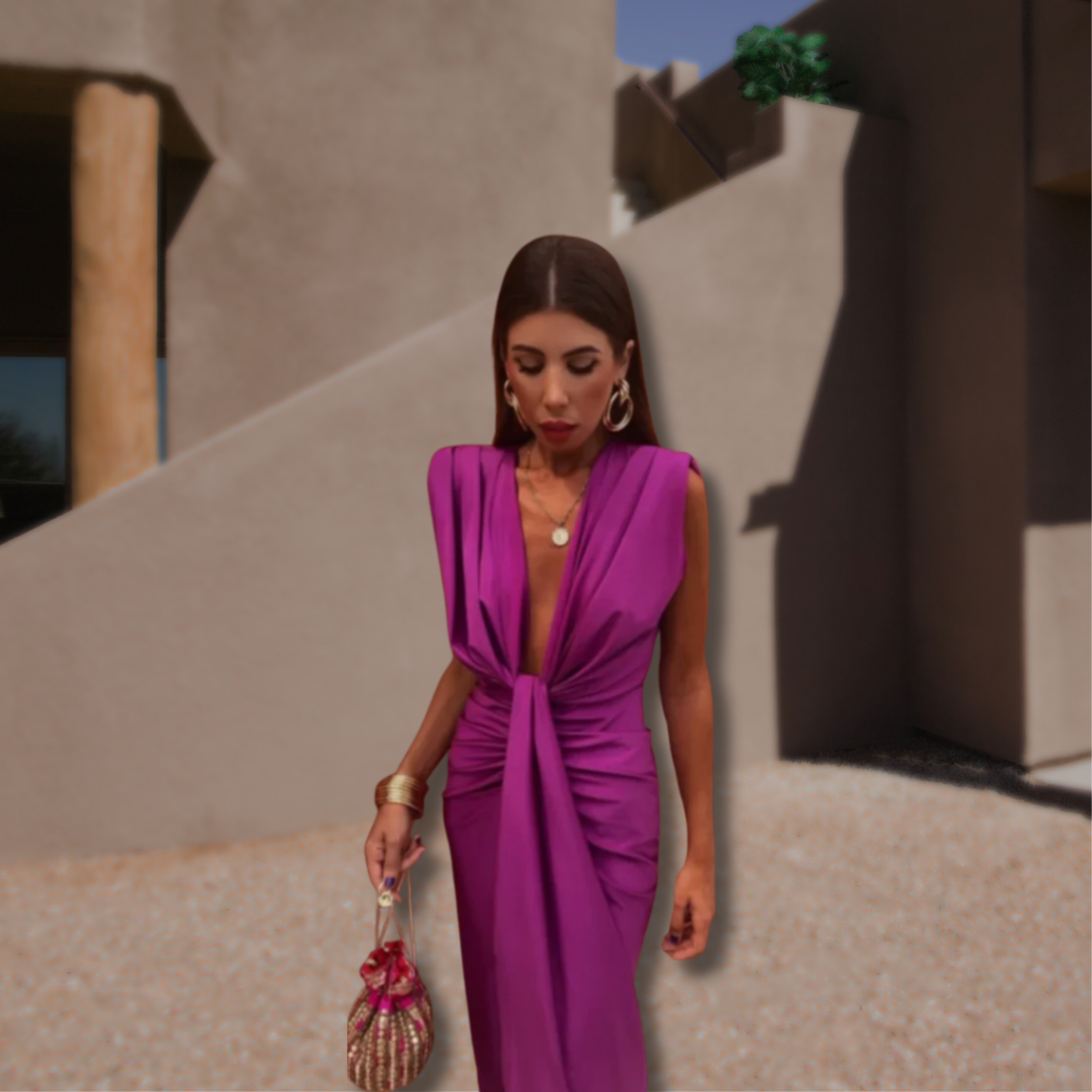 Liya™ - Robe Élégance Moderne à Plis