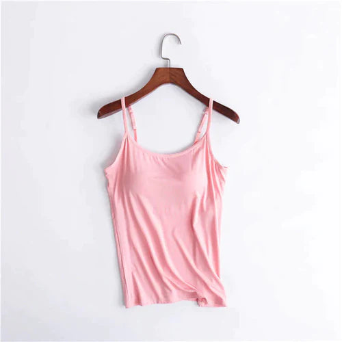 Noura™ - Camisole avec soutien-gorge intégré et coussin
