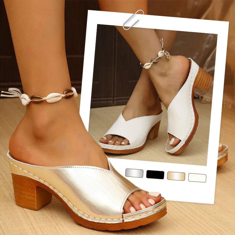 Ivana™ - Sandales Orthopédiques pour Femmes à Talon Bloc