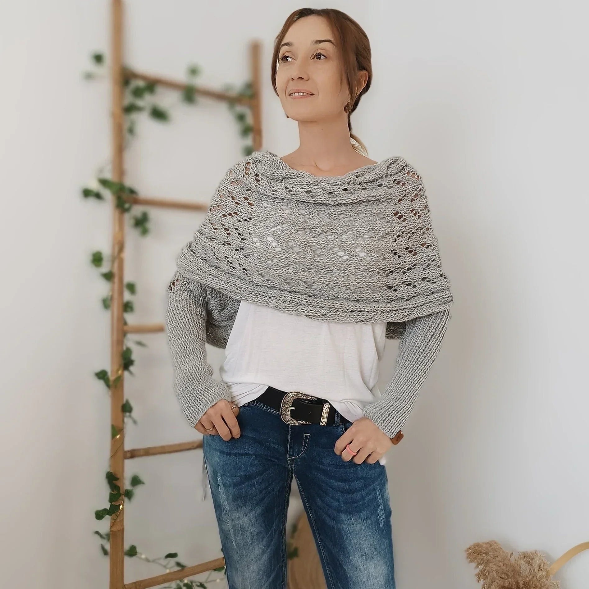 Alyssa™ - Châle en tricot boho – Flatteur et confort