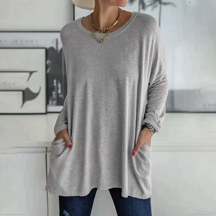 Daliah™ - T-shirt à manches longues avec poche