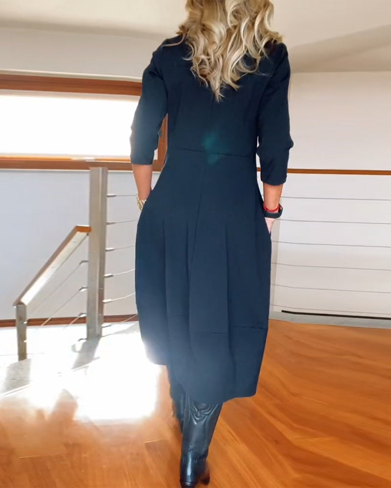 Inès™ - Robe Maxi Vintage Élégante et Confortable