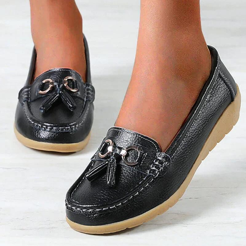 Heliora™ - Mocassins en Cuir Confort Orthopédique – L’Élégance Naturelle à Chaque Pas