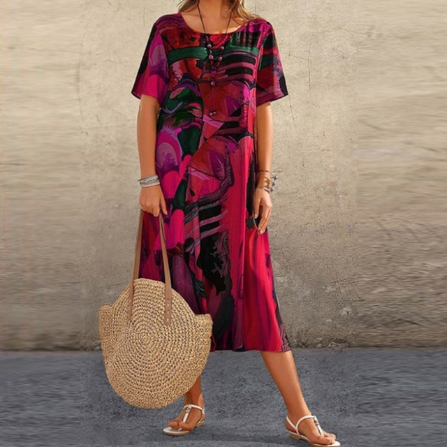 Arielle™ - Robe fleurie confortable