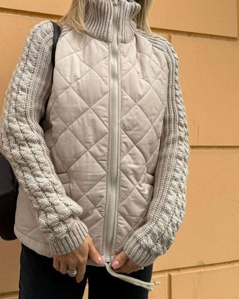 Bravina™ - Veste en Fleece Tricotée Décontractée