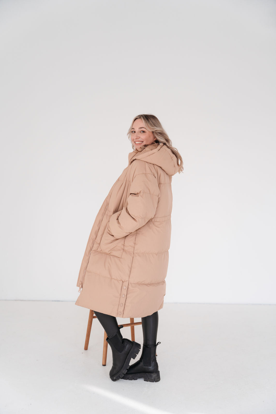 Lonneke™ - Manteau Long Femme Duvet avec Capuchon