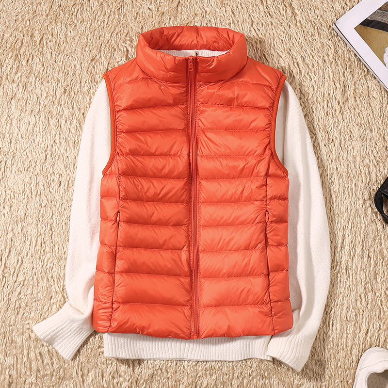 Quelora™ - Gilet Plissé Léger En Plumes Pour Un Style Élégant