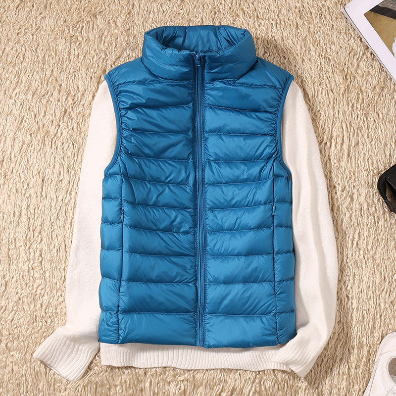 Quelora™ - Gilet Plissé Léger En Plumes Pour Un Style Élégant