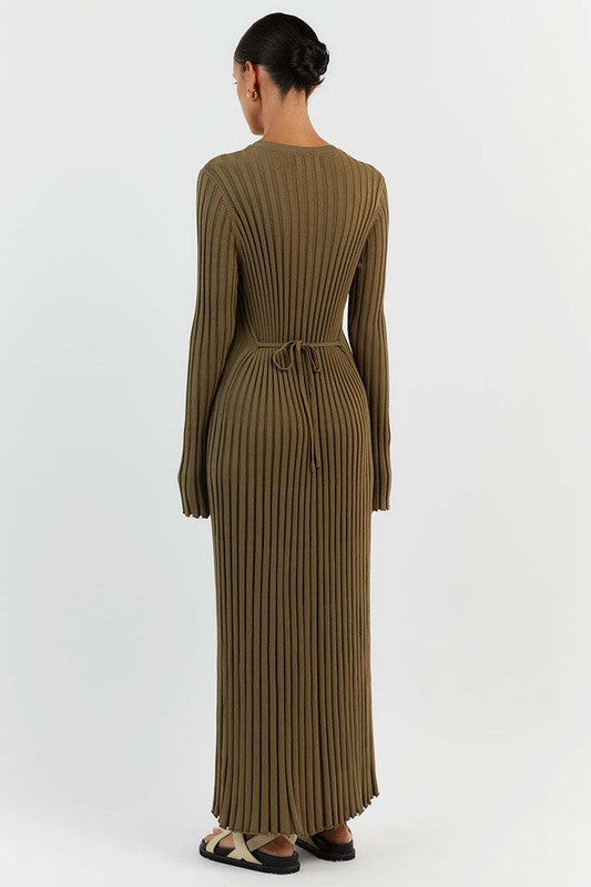 Céline™ - Robe Maxi Maille Femme