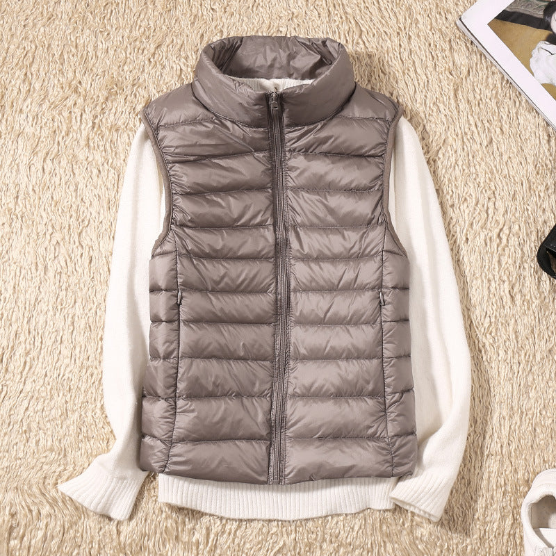 Quelora™ - Gilet Plissé Léger En Plumes Pour Un Style Élégant