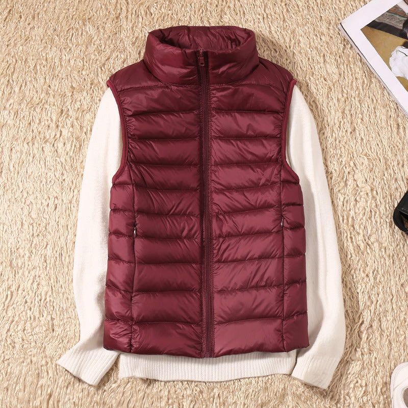 Quelora™ - Gilet Plissé Léger En Plumes Pour Un Style Élégant