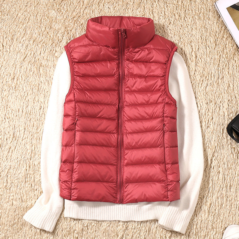 Quelora™ - Gilet Plissé Léger En Plumes Pour Un Style Élégant