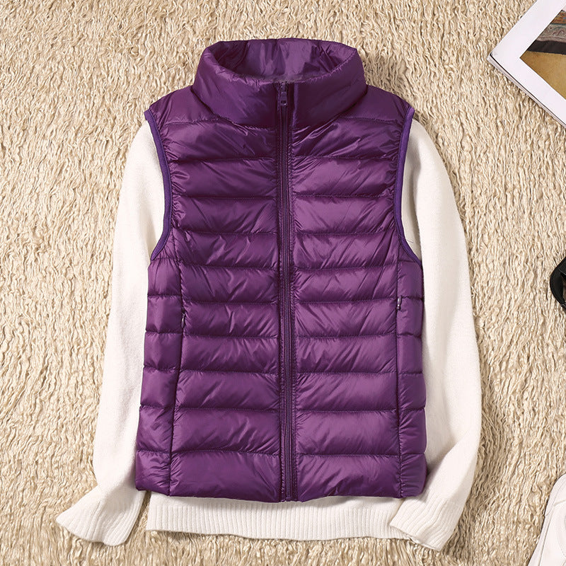 Quelora™ - Gilet Plissé Léger En Plumes Pour Un Style Élégant