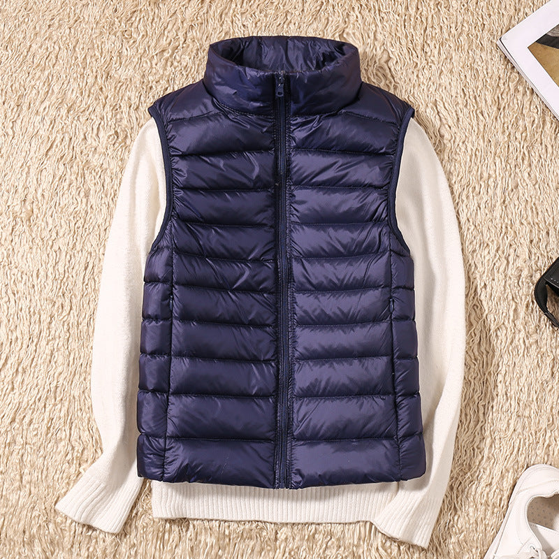 Quelora™ - Gilet Plissé Léger En Plumes Pour Un Style Élégant
