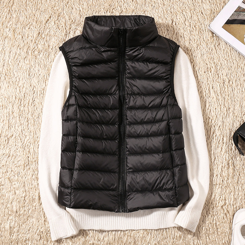 Quelora™ - Gilet Plissé Léger En Plumes Pour Un Style Élégant