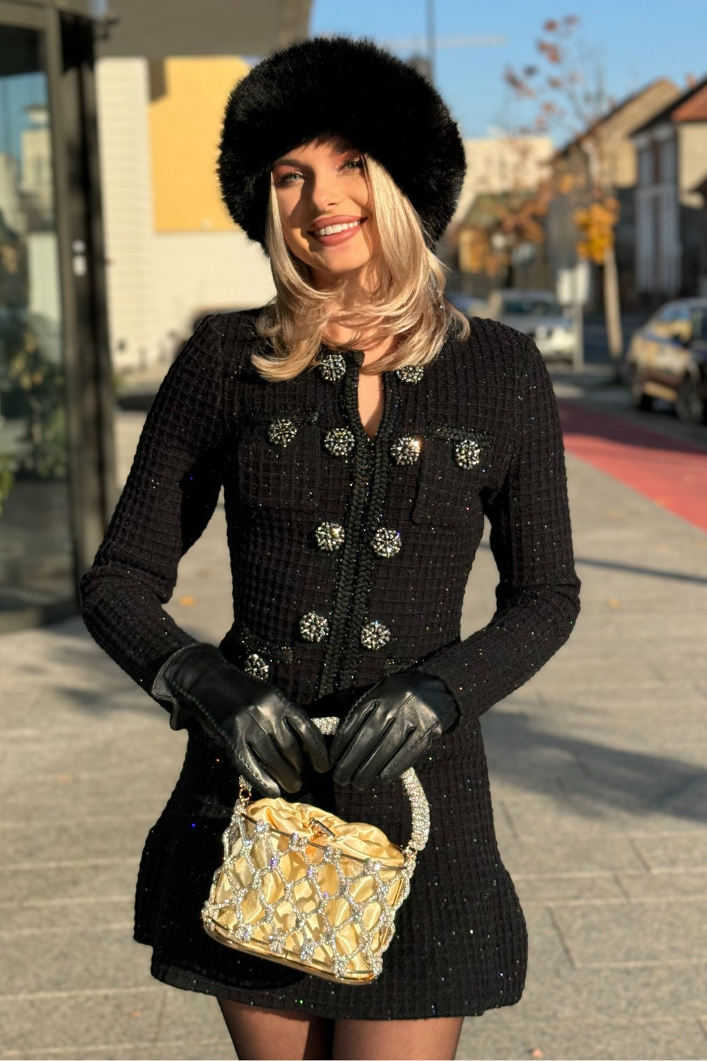 Colette™ Robe en maille longueur genou