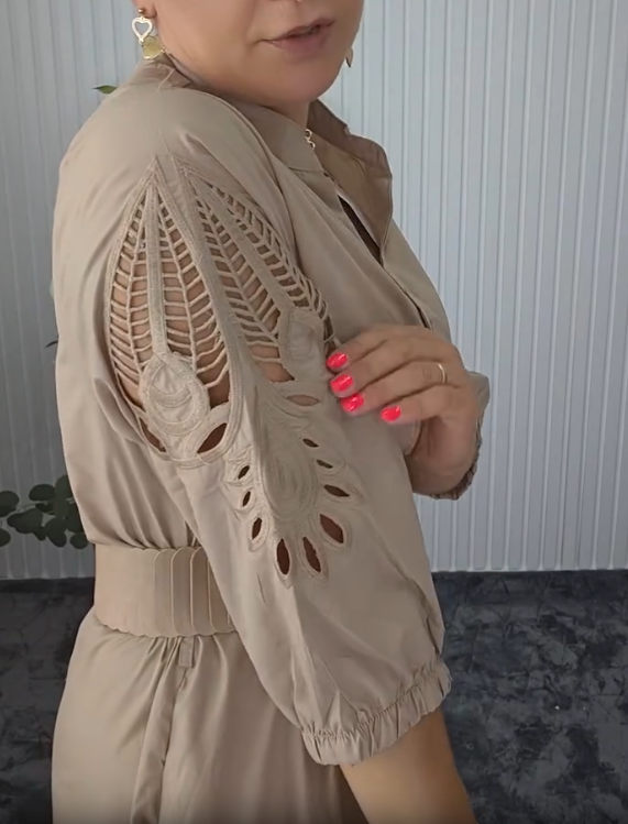 Mavellea™ - Robe femme chemise élégante avec ceinture coupe fluide midi